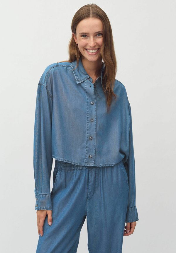 EMELE-M - Hemdbluse - mid vintage wash