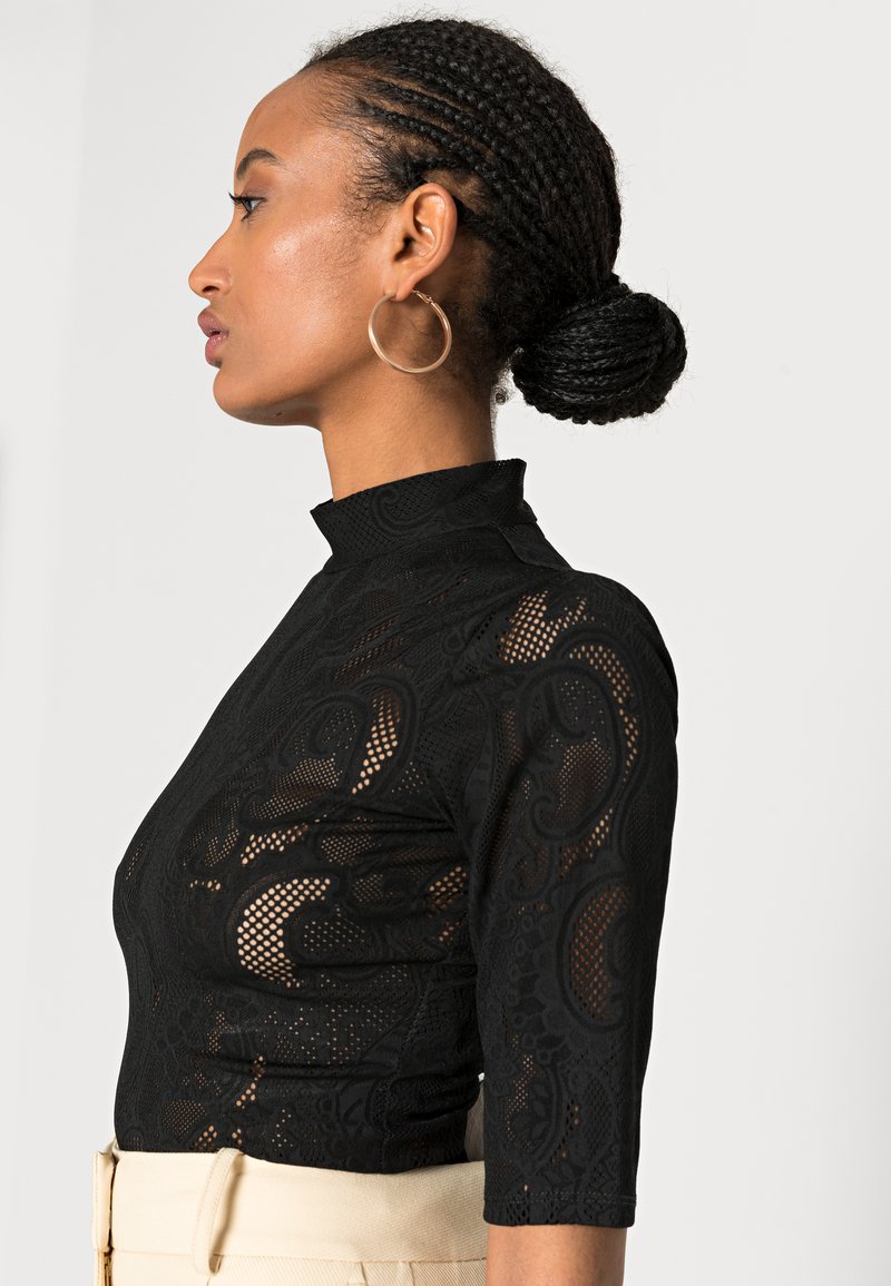 Damen Hemdblusen | Guess MOCK LACE VERO Bluse jet black/schwarz - MN71941 Damen Hemdblusen | Guess MOCK LACE VERO Bluse jet black/schwarz - MN71941