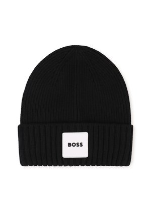 BOSS Kidswear, PULL ON HAT TODDLER KIDS UNISEX - Muts - black