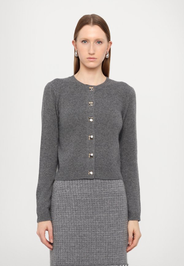 Strickjacke - steel melange