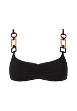 Goldenpoint Bikini-Slip – Niedriger Schnitt Mit Seitlichen Bändern & Rüschen, Korallenrot | Aus Weicher Mikrofaser