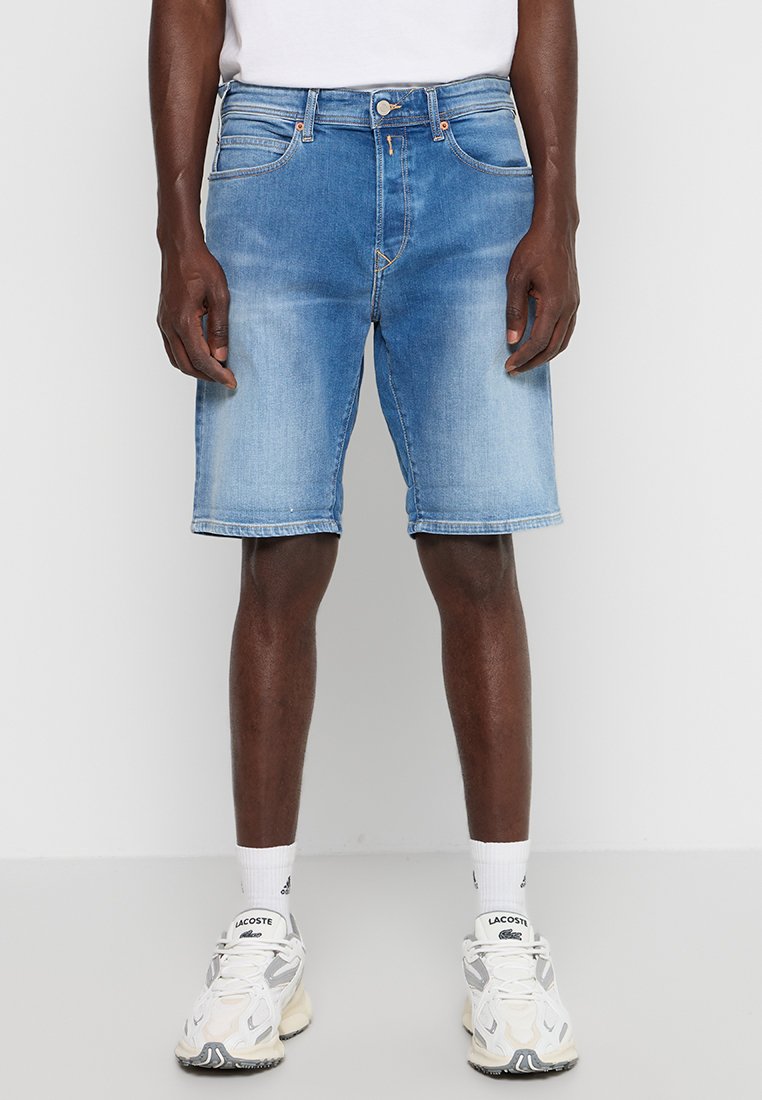 Replay Jeansshort blauw