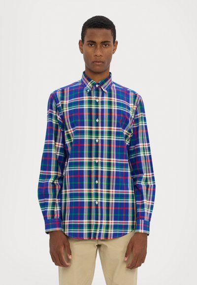 Polo Ralph Lauren LONG SLEEVE SPORT SHIRT - Marškiniai - royal/white multi