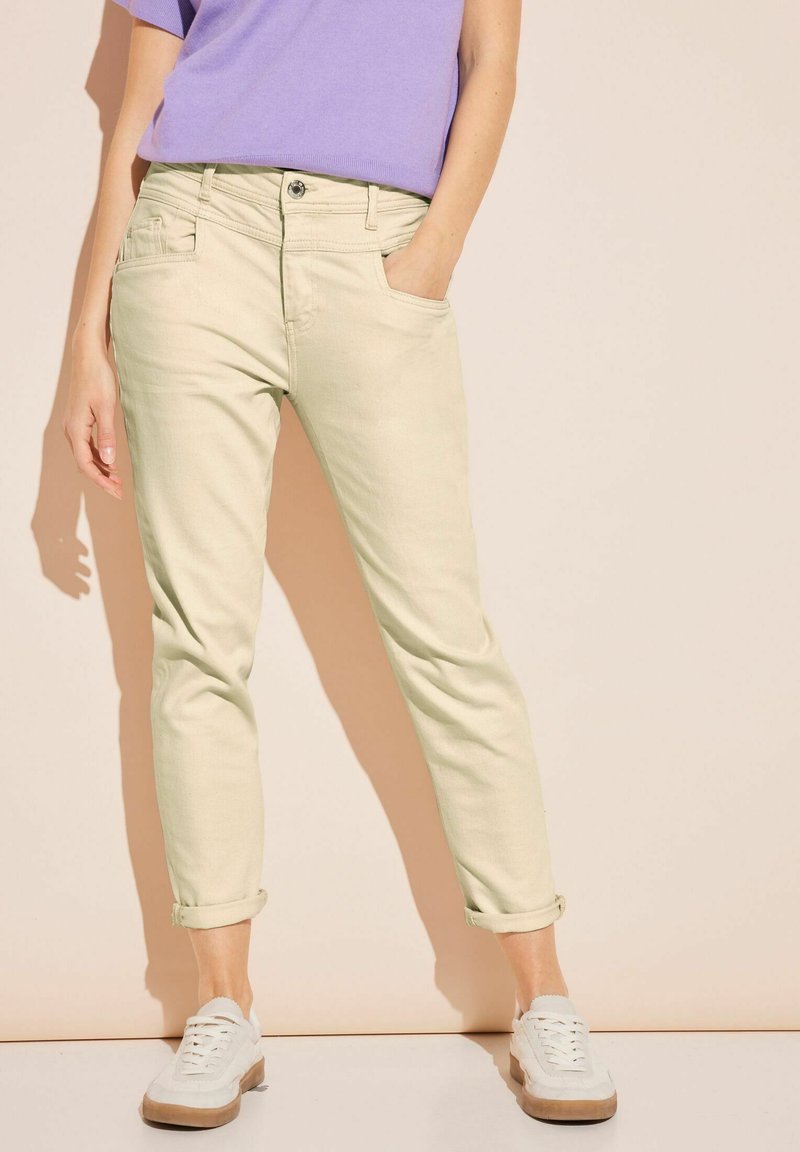 Street One Beige Polyamide Cropped Pants