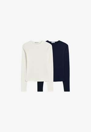 2-PACK LONG SLEEVED TOP - Bluză cu mânecă lungă - blue