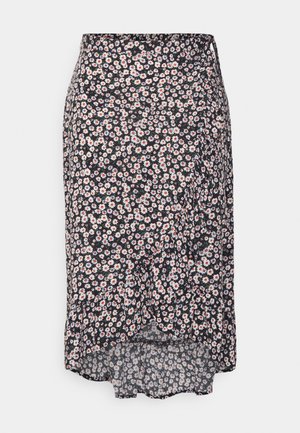 JDYSTARR LIFE BELOW KNEE SKIRT - Pencil skirt - black