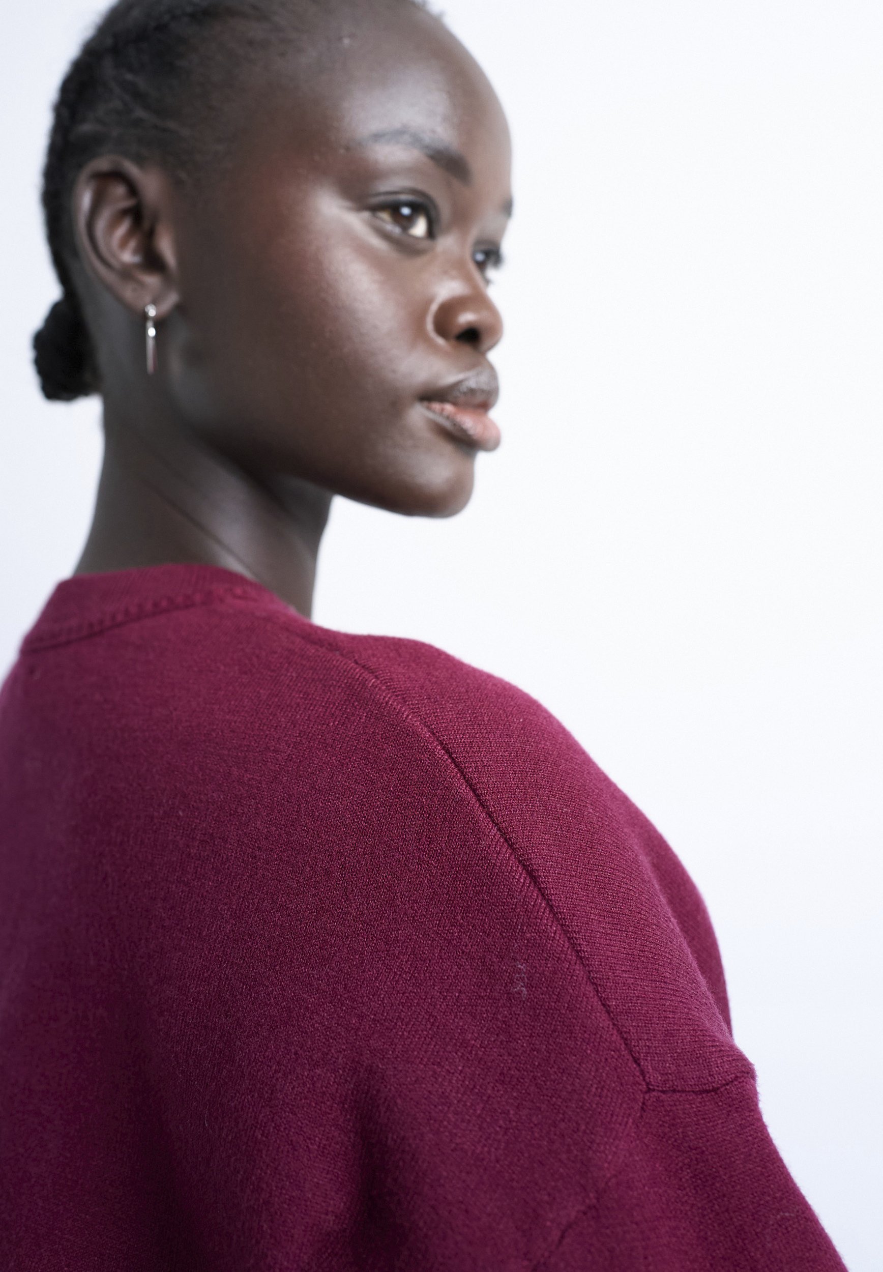 Topshop BELLE - Jumper - burgundy/bordeaux - Zalando.co.uk
