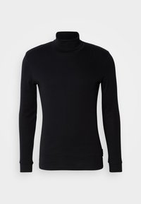 LONG SLEEVE TURTLE NECK - Tops ar garām piedurknēm - black