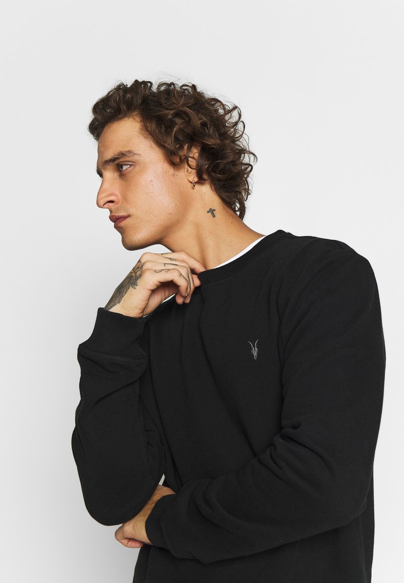 AllSaints RAVEN CREW - Sweatshirt - black - Zalando.co.uk