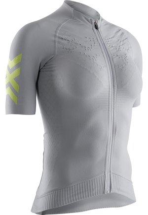 X Bionic CYCLING ZIP - Cycling-Trikot - dolomite grey phyton yellow