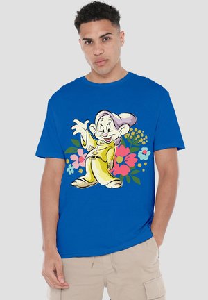 SNOW WHITE GREETINGS FROM DOPEY - Print T-shirt - royal blue