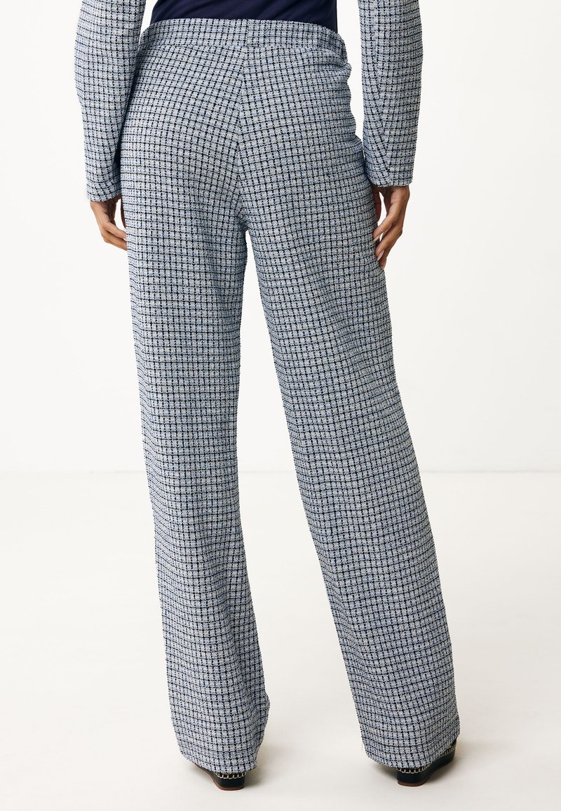 Palazzo Hose Oui Hose Kariert Rot Mexx CLASSIC JACQUARD