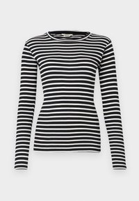 STRIPE TUBA TEE  - Top s dlouhým rukávem - black/white alyssum