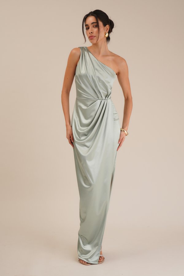 MINAH ONE SHOULDER - Jersey dress