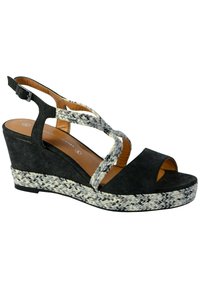 Divine Factory FACTORY - Wedge sandals - noir