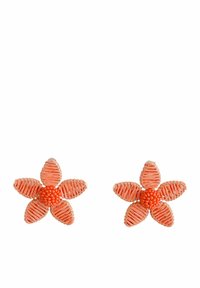 Next RAFFIA FLOWER STUD  - Øreringe - orange