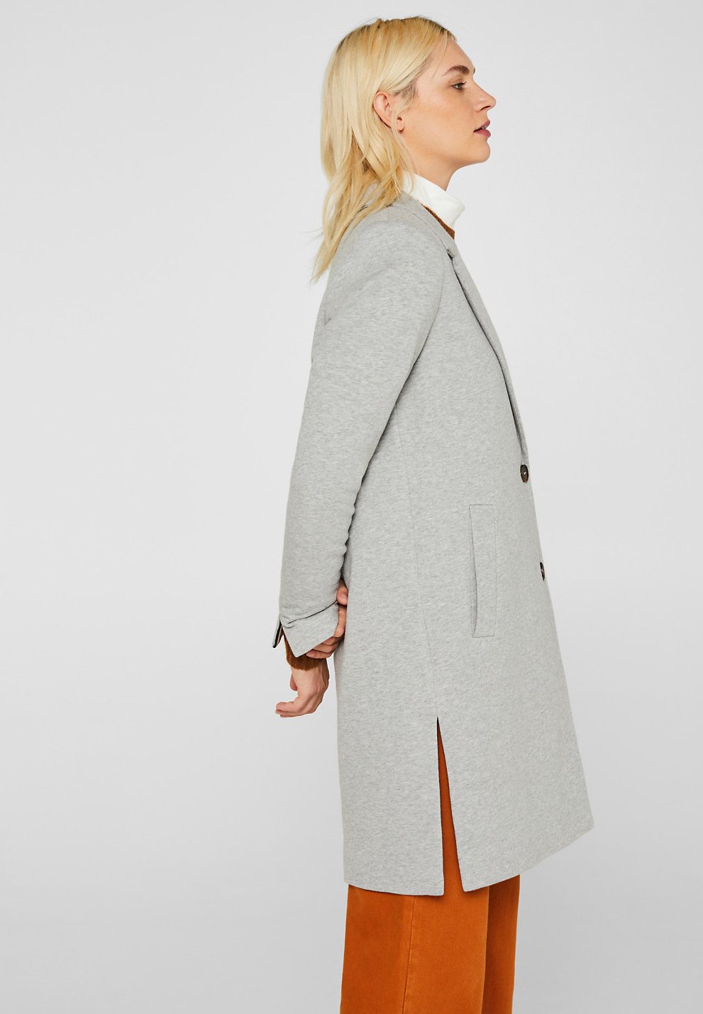 Esprit Kåpe frakk light grey Zalando.no Esprit Kåpe frakk light grey Zalando.no