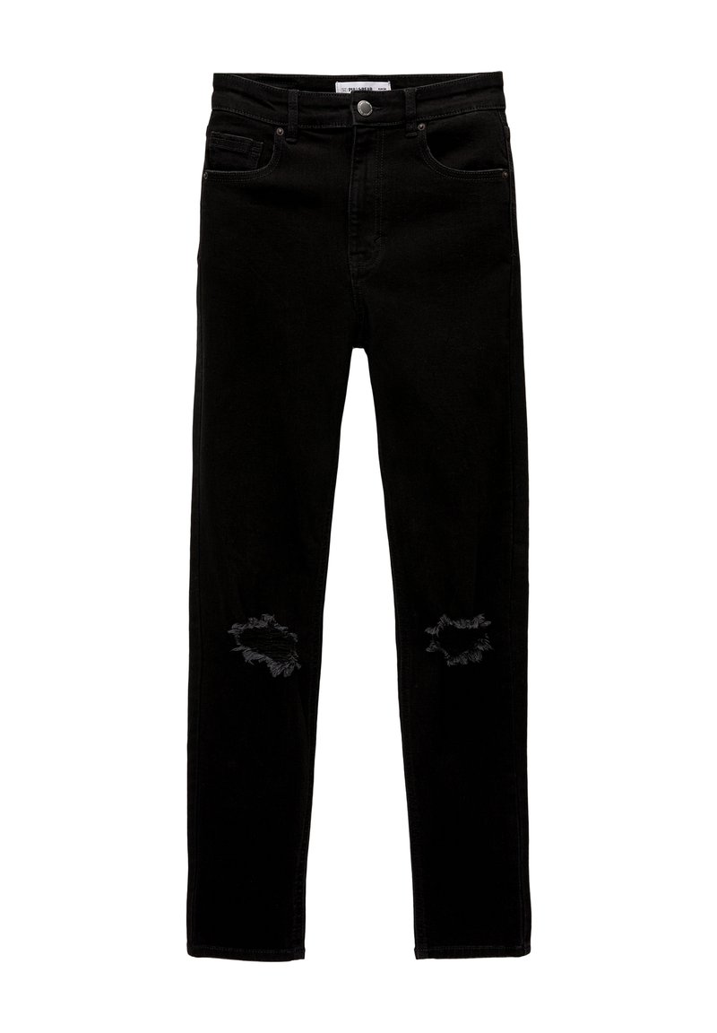 PULL&BEAR Jeans Skinny Fit donkergrijs