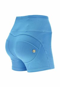 Freddy PUSH UP VITA ALTA DRILL  - Shorts - azzurro