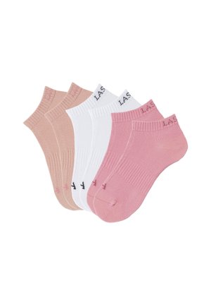 6 PACK - Sportsocken -  lachs  rosa  weiß