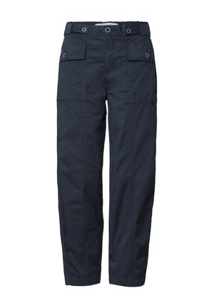 Street One, HIGH WAIST BARREL LEG HOSE IM CASUAL FIT - Broek - darkest blue