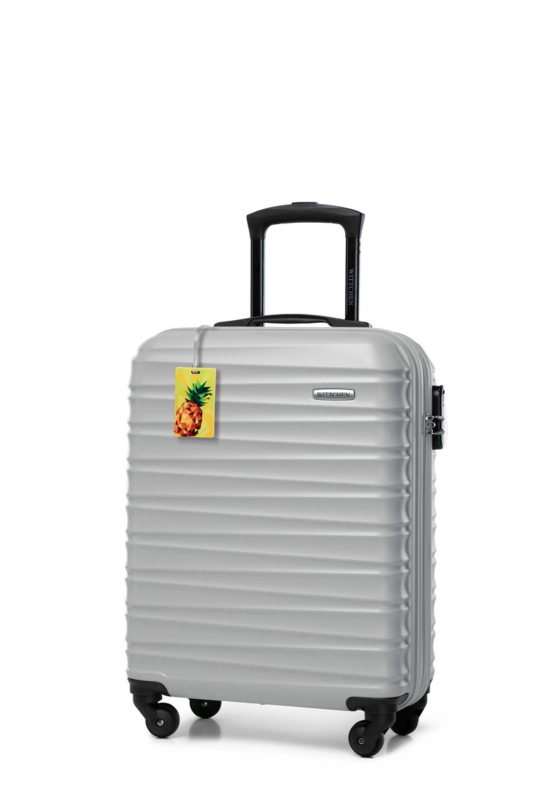 WITTCHEN SMALL SUITCASE WITH LUGGAGE TAG FROM ABS - Trolley - grey