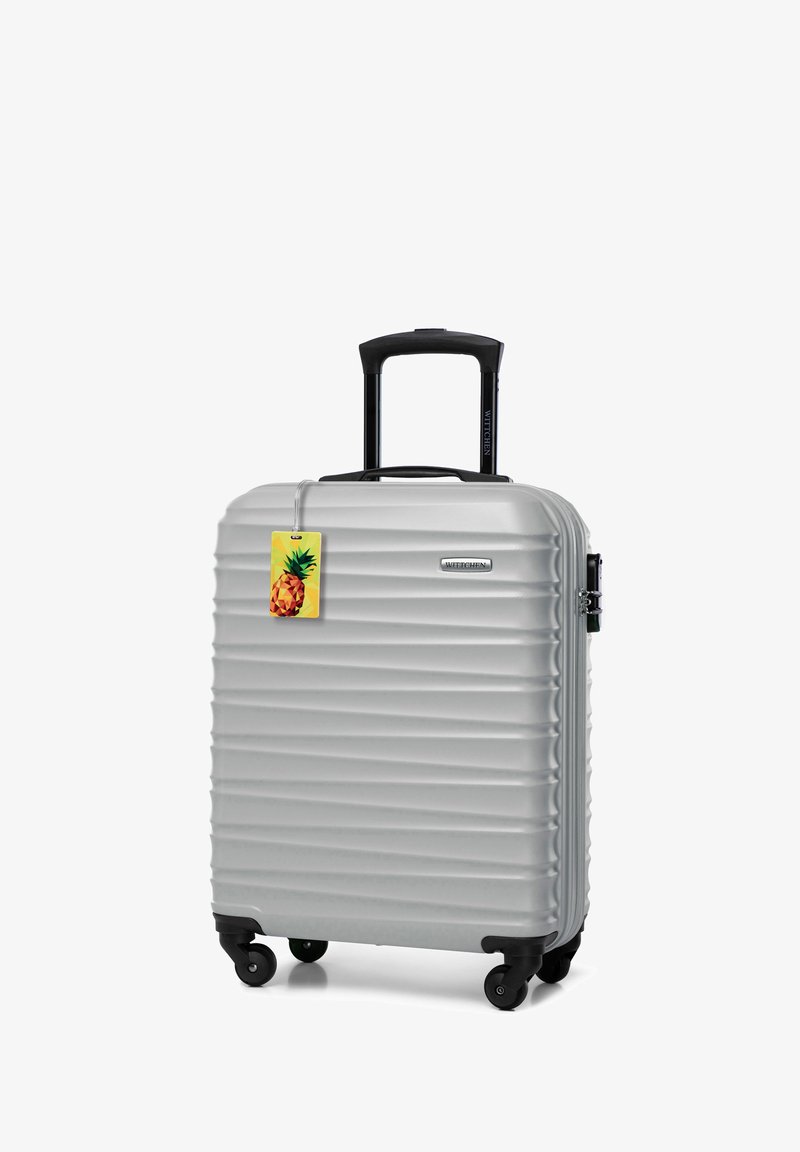 WITTCHEN SMALL SUITCASE WITH LUGGAGE TAG FROM ABS - Trolley - grey