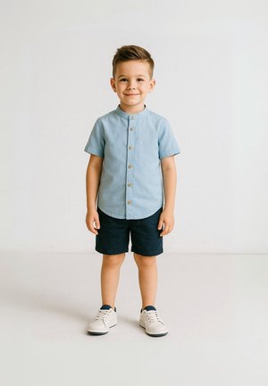 OXFORD SET - Shorts - light blue navy