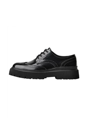 BROGUES - Nauhakengät - black