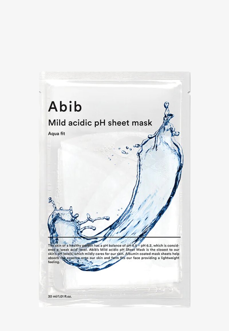 Abib MILD ACIDIC PH SHEET MASK AQUA FIT - Masque tissu