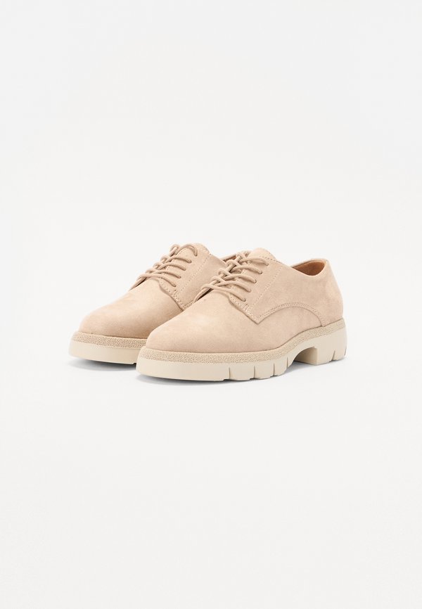 Smart lace-ups - beige3