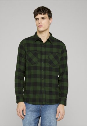 CHECKED - Hemd - black/forest