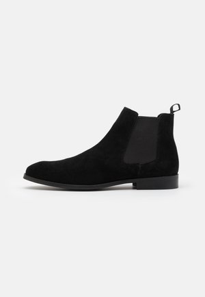 LEATHER - Bottines - black