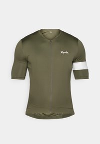 MENS CORE - Kerékpáros mez - dark green/white