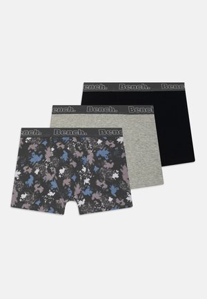 Bench 3 PACK - Kurze Boxershorts - black/grey