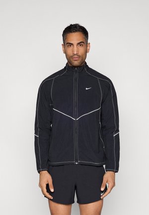 RETRO TRACK - Giacca a vento - black/reflective silver-coloured