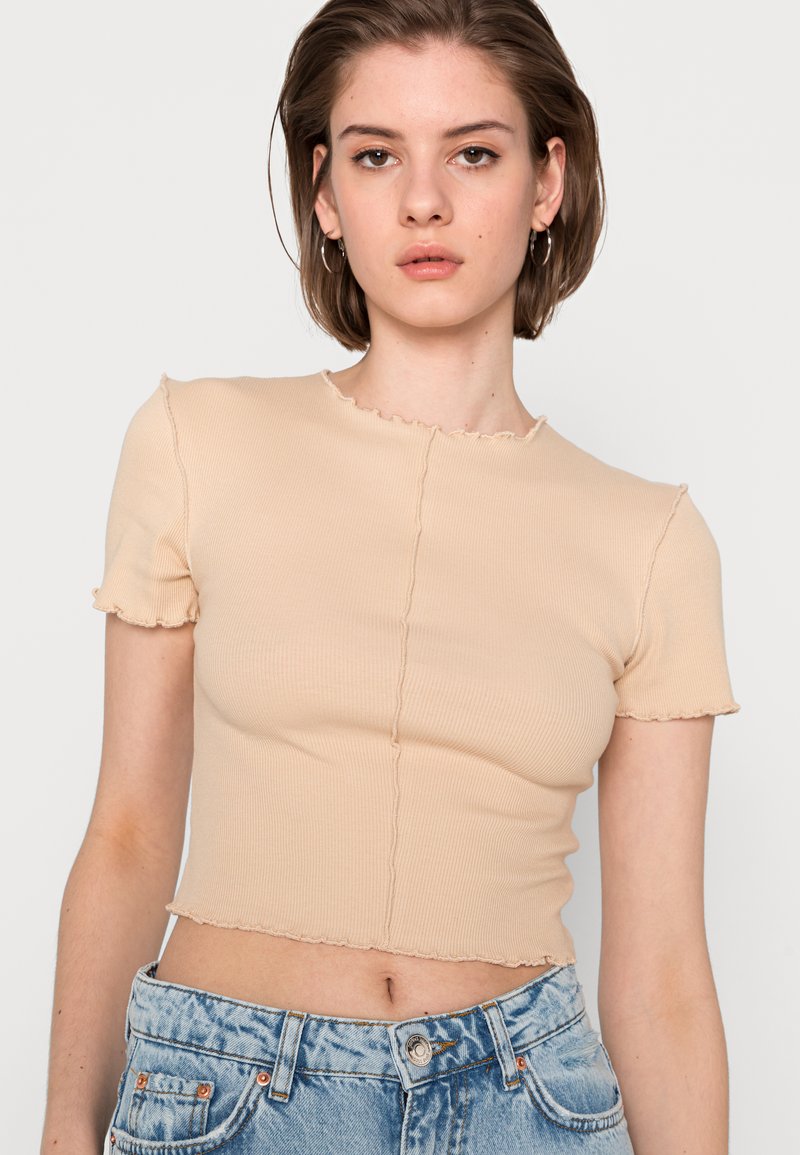 Damen T-Shirts | EDITED JOANA T-Shirt basic irish cream/beige - EH41292 Damen T-Shirts | EDITED JOANA T-Shirt basic irish cream/beige - EH41292