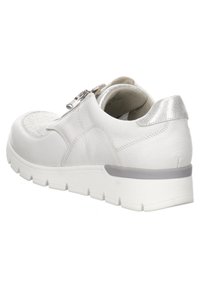 Waldläufer RAMONA - Casual lace-ups - weiss silber