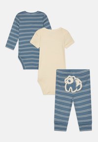 Carter's STRIPE PANDA PANT SET - Trükipildiga T-särk - blue