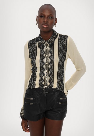 The Kooples CHEMISE - Blusa - ecru