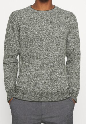 Jersey de punto - mottled olive