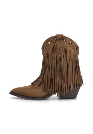 Botines camperos - camel
