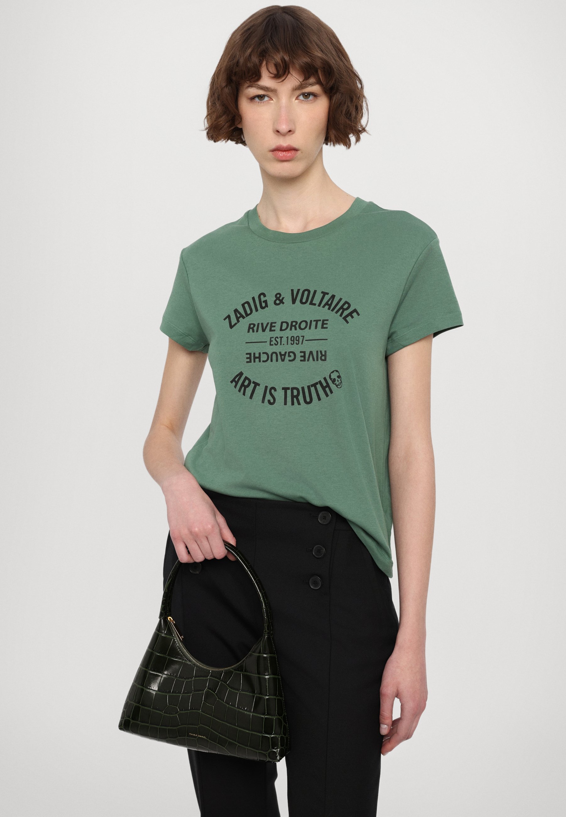 【関税込み】Walk Ico Blason Eco T-Shirt - Zadig & Voltaire - T-shirt WALK ICO BLASON Zadig&Voltaire | Regular Fit | color