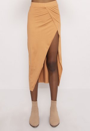 Jupe trapèze - mustard yellow