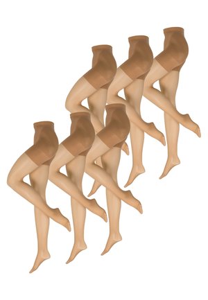 6-PACK FEIN - Strumpfhose - mandel