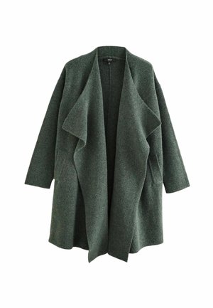 SOFT TOUCH WATERFALL LONGLINE - REGULAR FIT - Kardigan - green khaki