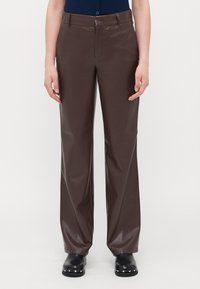 ONLY Tall ONLSMOOTH WIDE  - Kalhoty - seal brown