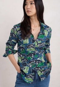 Seasalt Cornwall LARISSA - Blusa - navy sketchbook trees sea cave