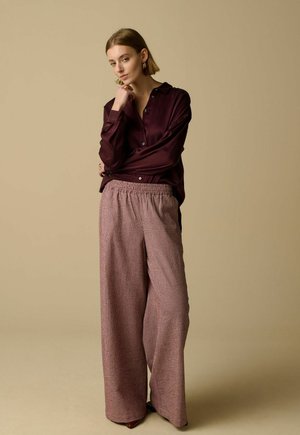 Sissy-Boy, Button-down blouse - dunkellila