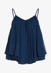 VIFALIA V NECK STRAP LAYER - Μπλούζα - navy blazer